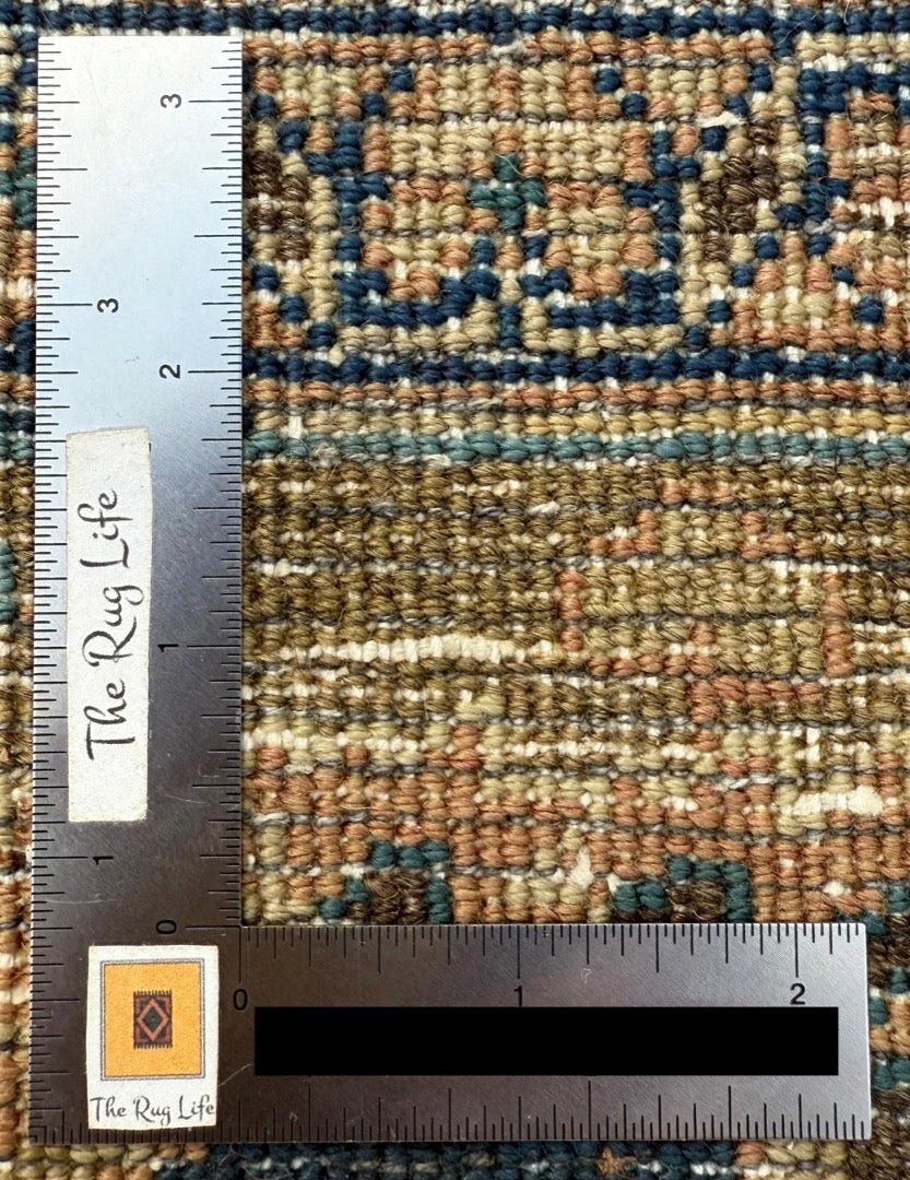 ANTIQUE PERSIAN KASHAN HAND KNOTTED RUG, 9.5 x 12.7 (287cm x 384cm)