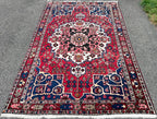 PERSIAN BAKHTIARI HAND KNOTTED RUG, 6.7 x 10.4 (201cm x 315cm)