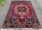 PERSIAN BAKHTIARI HAND KNOTTED RUG, 6.7 x 10.4 (201cm x 315cm)
