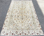 VINTAGE PERSIAN NAIN HAND KNOTTED RUG, 5.6 x 9.2 (137cm x 279cm)