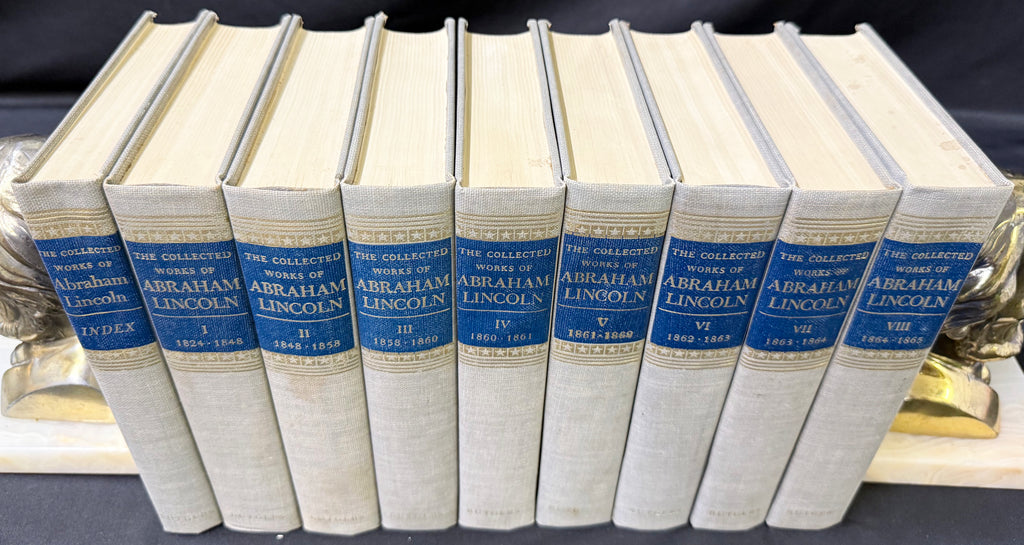 THE COLLECTED WORKS OF ABRAHAM LINCOLN BY ROY P. BASLER, 9 VOLUMES, 1953–1955