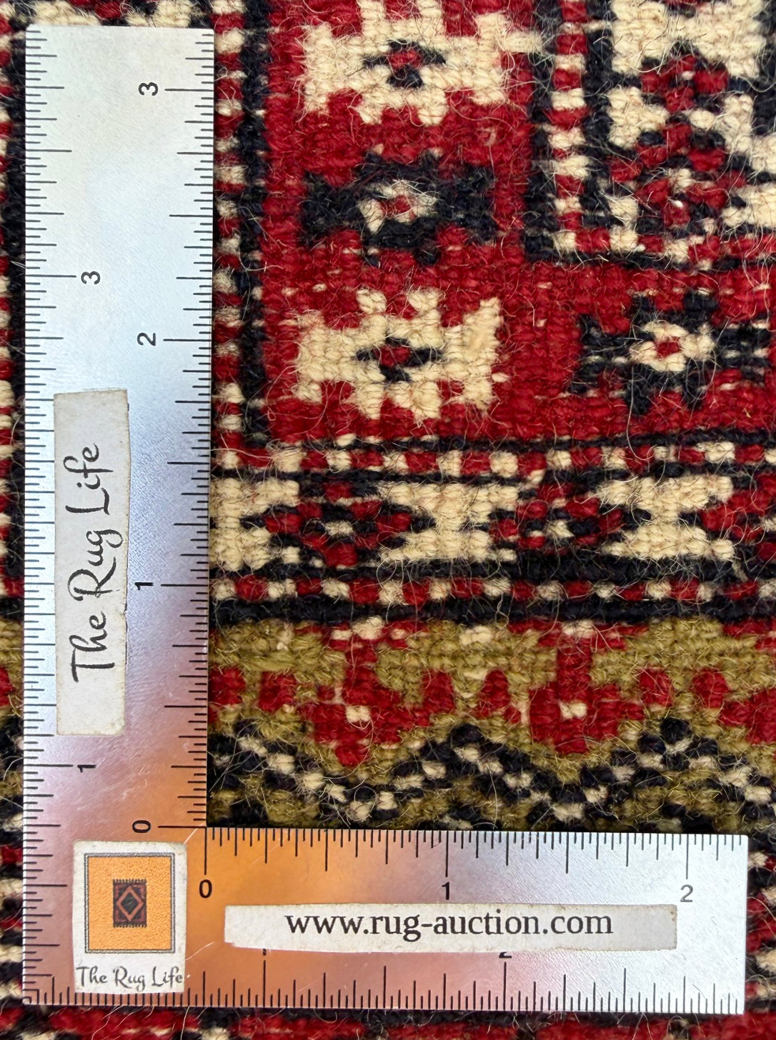 MANSION SIZED, VINTAGE BUKHARA HAND KNOTTED RUG, 9.11 x 16.3 (302cm x 495cm)