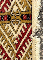 MANSION SIZED, VINTAGE BUKHARA HAND KNOTTED RUG, 9.11 x 16.3 (302cm x 495cm)