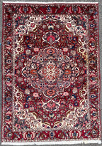 PERSIAN BAKHTIARI HAND KNOTTED RUG, 6.10 x 9.7 (208cm x 292cm)