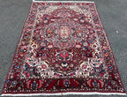PERSIAN BAKHTIARI HAND KNOTTED RUG, 6.10 x 9.7 (208cm x 292cm)