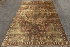 ANTIQUE PERSIAN BAKHTIARI HAND KNOTTED RUG, 6.7 x 9.7 (201cm x 292cm)