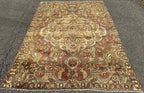 ANTIQUE PERSIAN BAKHTIARI HAND KNOTTED RUG, 6.7 x 9.7 (201cm x 292cm)