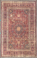 ANTIQUE MANSION PERSIAN KHORASAN HAND KNOTTED RUG, 11.9 x 18.9 (358cm x 546cm)