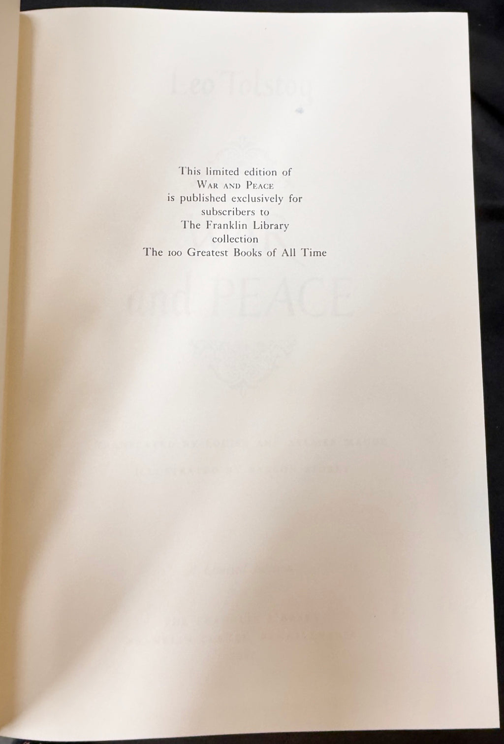 FRANKLIN LIBRARY 100 GREATEST BOOKS OF ALL TIME, EUROPEAN AUTHORS, 10 VOLUMES