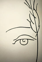 AFTER PABLO PICASSO (SPANISH, 1881–1973) LITHOGRAPH TITLED LE VISAGE DE LA PAIX, 18IN x 22IN (46cm x 56cm)