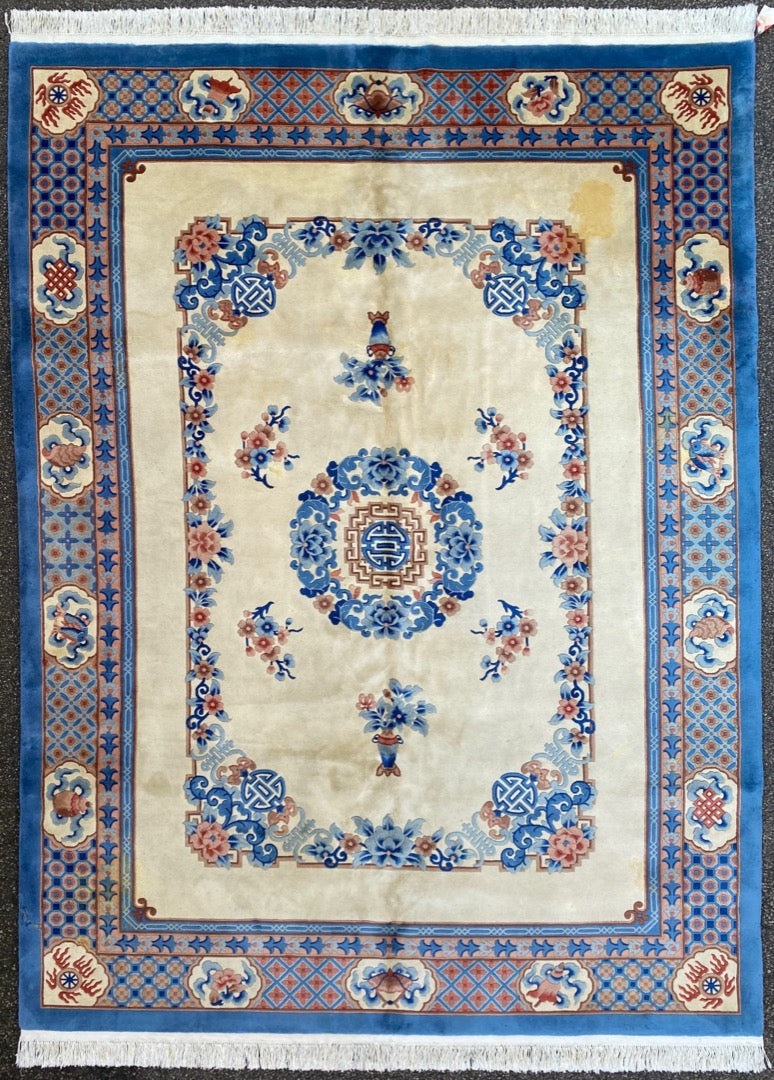 VINTAGE PEKING HAND KNOTTED RUG, 8.11 X 12.2 (272cm X 371cm)