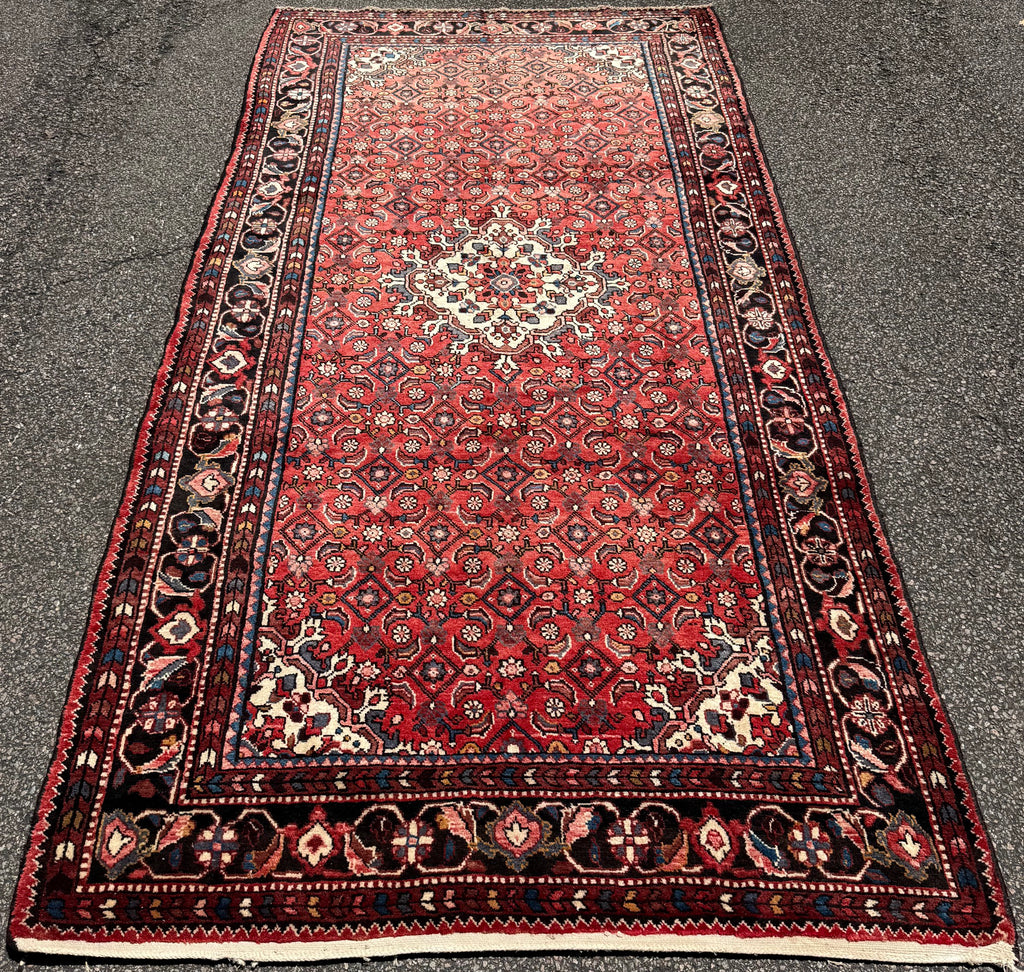 PERSIAN TABRIZ MAHI-HERATI HAND-KNOTTED RUG, 5.0 x 10.8 (152cm x 325cm)
