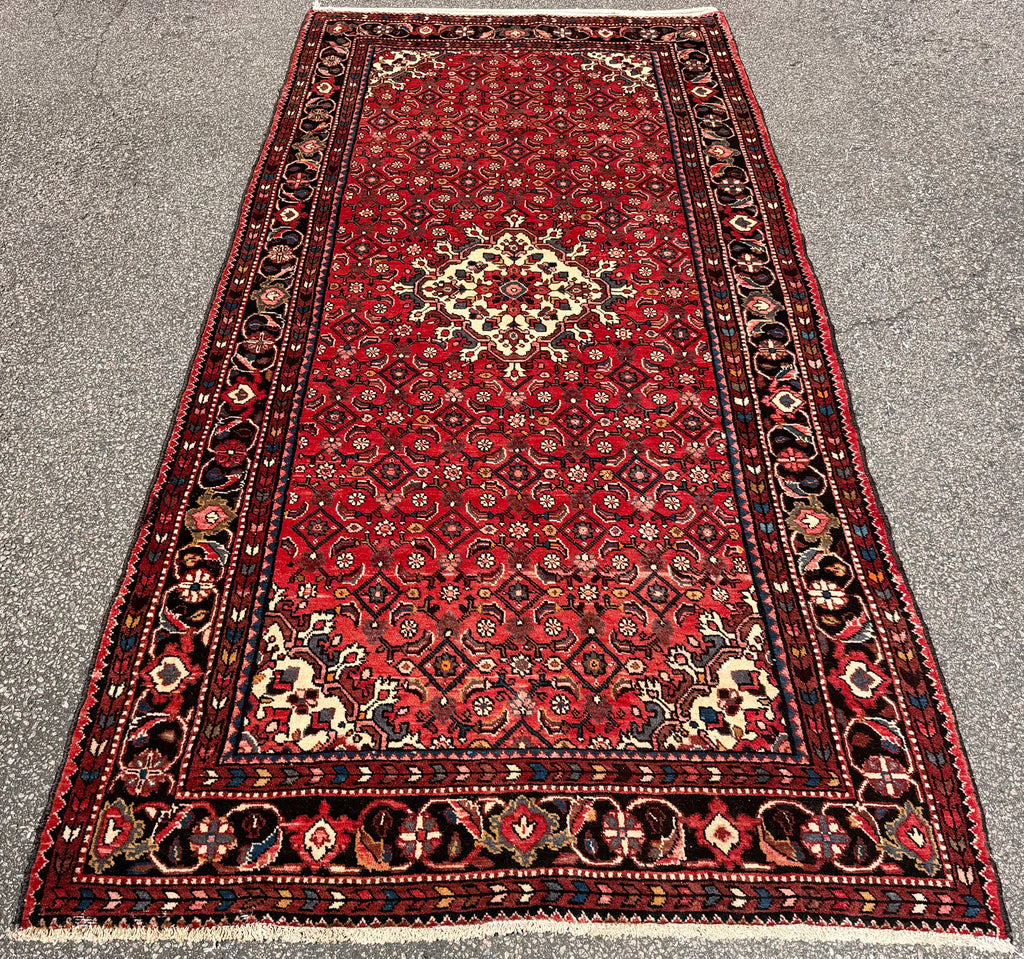 PERSIAN TABRIZ MAHI-HERATI HAND-KNOTTED RUG, 5.0 x 10.8 (152cm x 325cm)