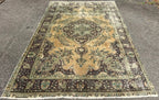 ANTIQUE PERSIAN TABRIZ HAND KNOTTED RUG, 6.5 x 10.0 (196cm x 305cm)
