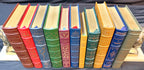 FRANKLIN LIBRARY 100 GREATEST BOOKS OF ALL TIME, ENGLISH AUTHORS, 11 VOLUMES