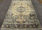 ANTIQUE PERSIAN TABRIZ HAND KNOTTED RUG, 6.5 x 10.0 (196cm x 305cm)