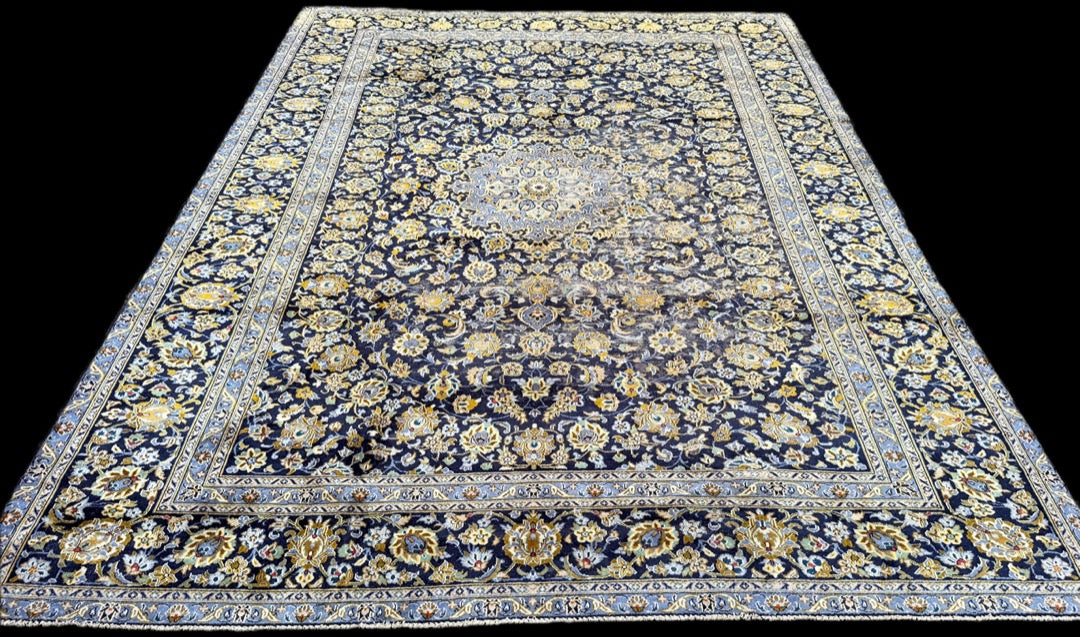 ANTIQUE PERSIAN NAIN HAND KNOTTED RUG, 9.8 x 13.0 (295cm x 396cm)