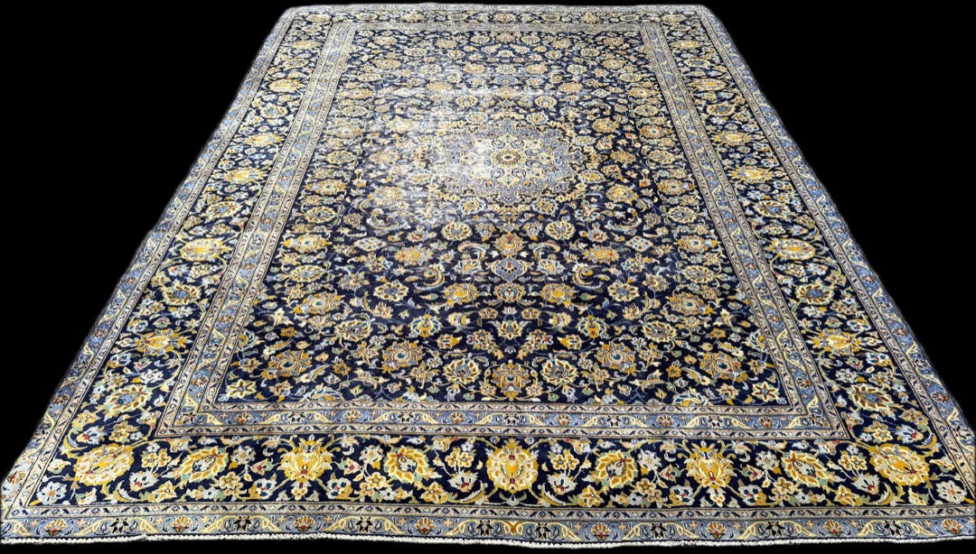 ANTIQUE PERSIAN NAIN HAND KNOTTED RUG, 9.8 x 13.0 (295cm x 396cm)