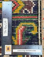 VINTAGE PERSIAN MAHI HERATI HAND KNOTTED RUG, 6.3 x 9.2 (191cm x 279cm)