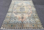 ANTIQUE PERSIAN TABRIZ HAND KNOTTED RUG, 6.7 x 9.5 (201cm x 287cm)