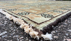ANTIQUE PERSIAN TABRIZ HAND KNOTTED RUG, 6.7 x 9.5 (201cm x 287cm)