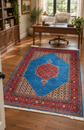 VINTAGE PERSIAN, SIGNED KOLIAI HAND KNOTTED RUG WITH 200+ KPSI, 6.6 x 10.0 (198cm x 305cm)