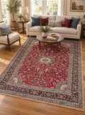 VINTAGE PERSIAN MASHAD HAND KNOTTED RUG, 9.7 x 13.0 (292cm x 396cm)