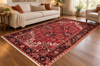 VINTAGE PERSIAN HERIZ HAND KNOTTED RUG, 7.9 x 11.3 (236cm x 343cm)