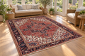 VINTAGE PERSIAN HERIZ HAND KNOTTED RUG, 8.8 x 11.2 (264cm x 340cm)