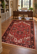 VINTAGE PERSIAN HERIZ HAND KNOTTED RUG, 7.9 x 11.3 (236cm x 343cm)