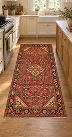 ANTIQUE PERSIAN HAMADAN HERATI RUG, 5.0 x 9.9 (152cm x 297cm)