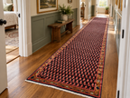 VINTAGE SIGNED PERSIAN SARABAND MIR HAND KNOTTED RUNNER, 2.5 x 9.5 (74cm x 287cm)