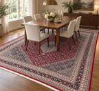 VINTAGE PERSIAN MAHI HAND KNOTTED RUG, 8.11 x 12.4 (272cm x 376cm)