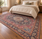VINTAGE SIGNED PERSIAN KASHMAR HAND KNOTTED RUG, 9.5 x 12.6 (287cm x 381cm)