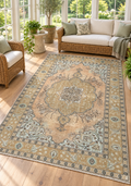 ANTIQUE PERSIAN TABRIZ HAND KNOTTED RUG, 6.7 x 9.5 (201cm x 287cm)