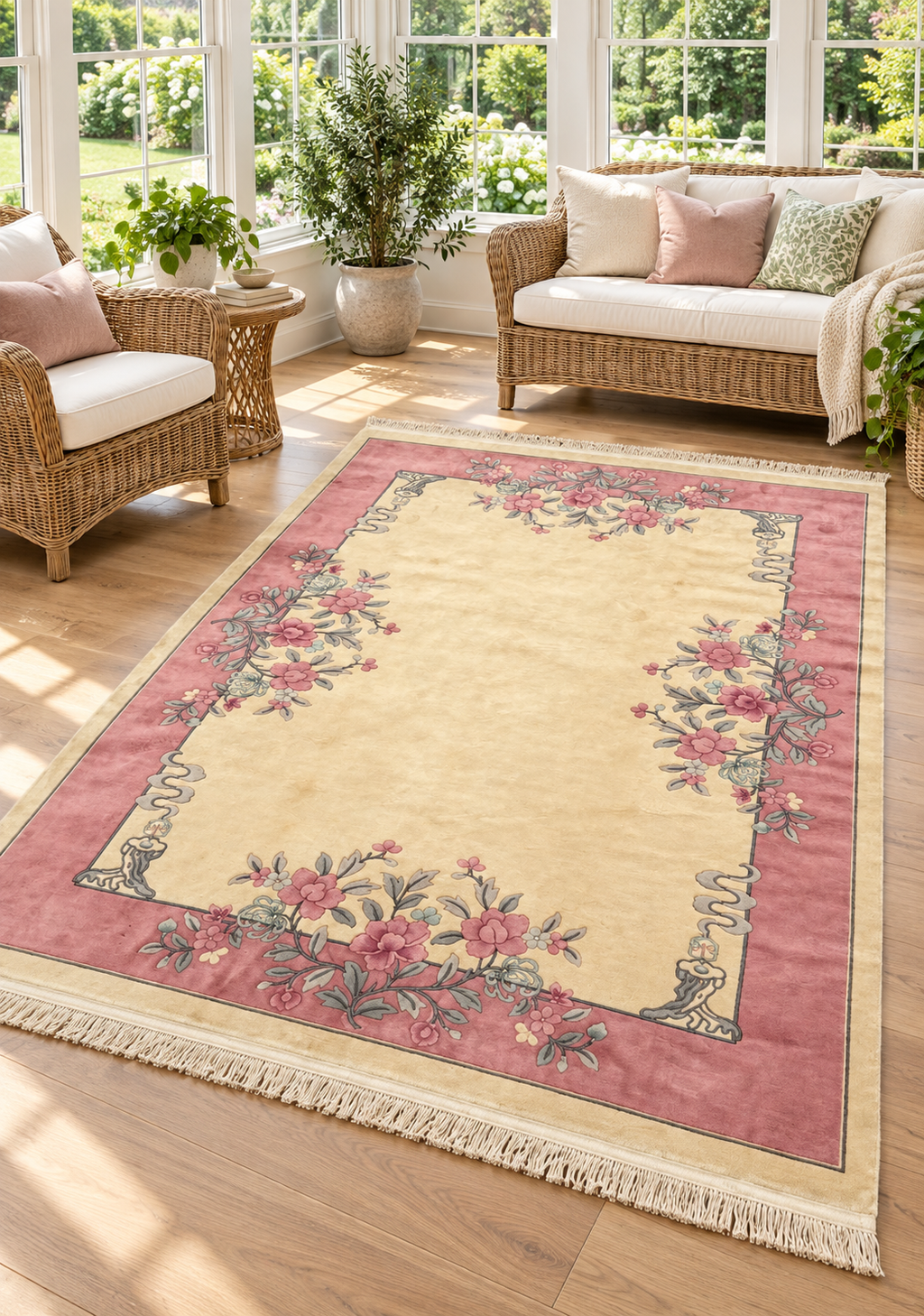 ART DECO HAND KNOTTED RUG, 9.0 x 12.0 (274cm x 366cm)