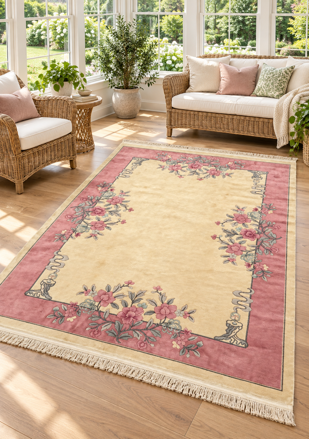ART DECO HAND KNOTTED RUG, 9.0 x 12.0 (274cm x 366cm)