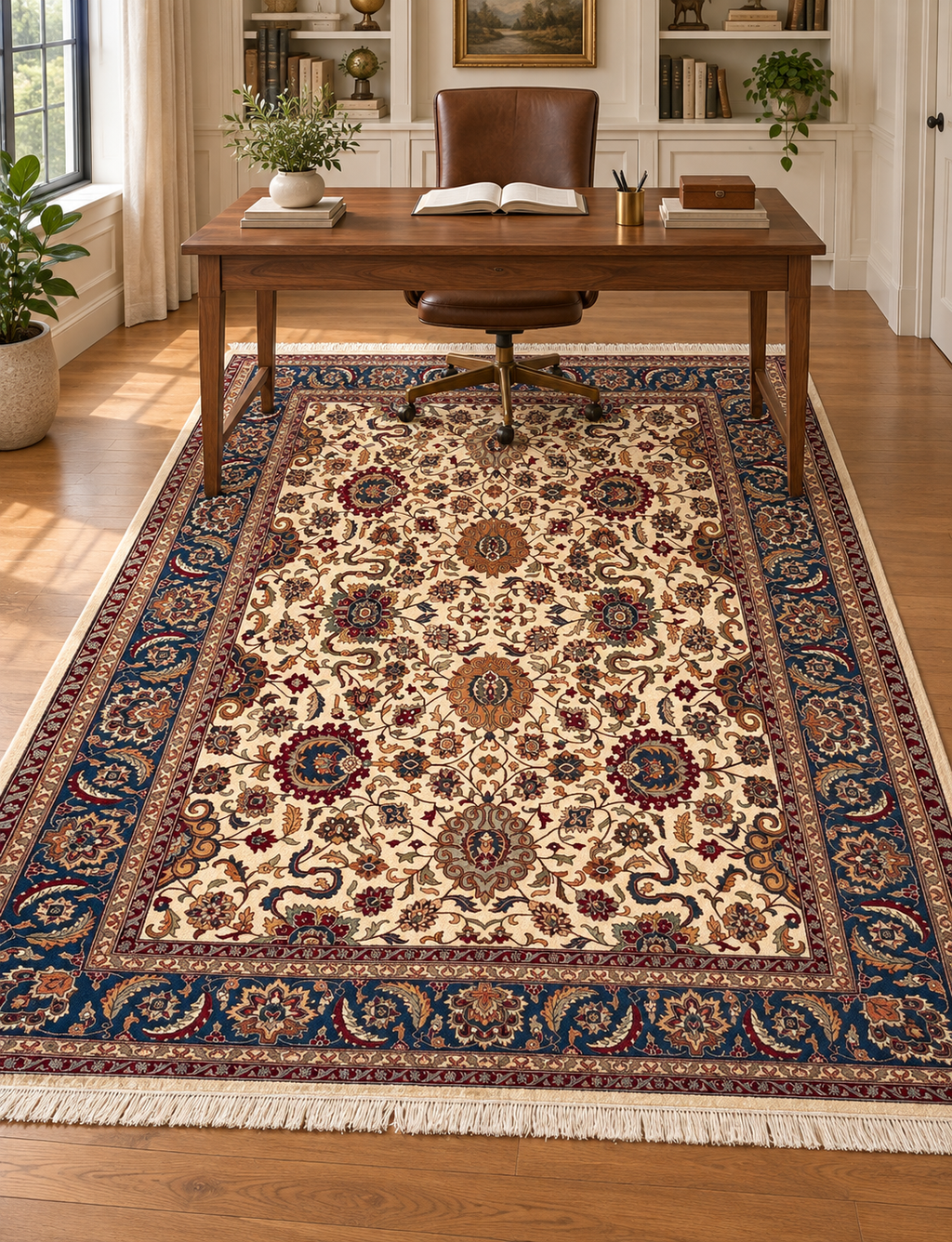 MAHAL HAND KNOTTED RUG, 7.11 x 10.1 (241cm x 307cm)