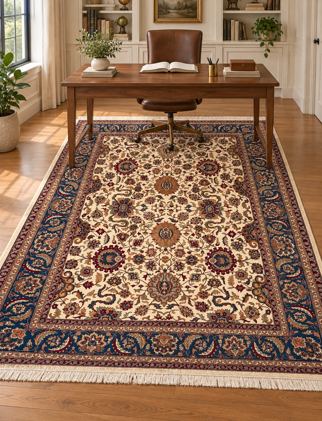 MAHAL HAND KNOTTED RUG, 7.11 x 10.1 (241cm x 307cm)