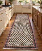 VINTAGE PERSIAN SARABAND MIR HAND KNOTTED RUNNER, 3.10 x 10.0 (117cm x 305cm)