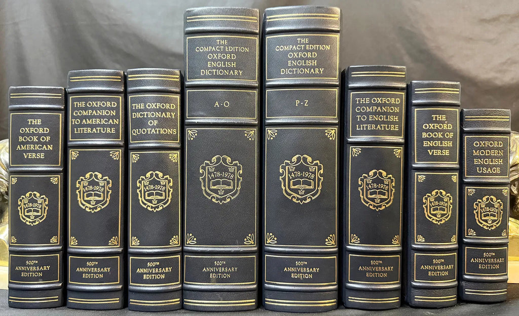 FRANKLIN LIBRARY OXFORD REFERENCE CLASSICS, 500TH ANNIVERSARY LIMITED EDITION, 8 VOLUMES