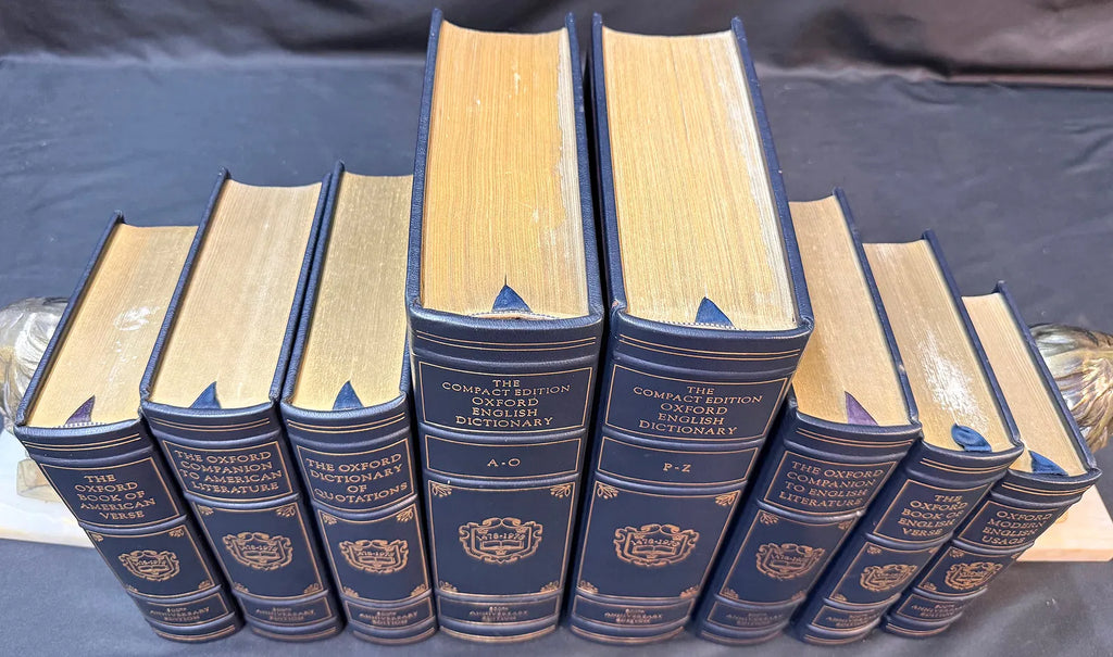 FRANKLIN LIBRARY OXFORD REFERENCE CLASSICS, 500TH ANNIVERSARY LIMITED EDITION, 8 VOLUMES