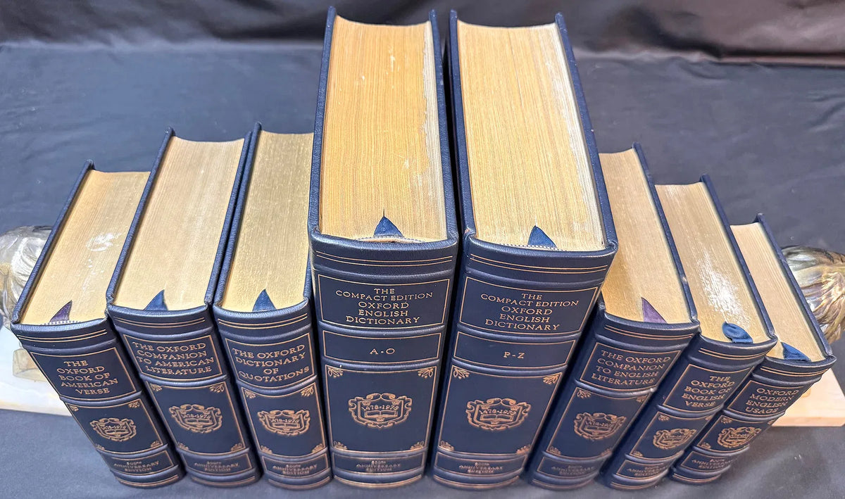 FRANKLIN LIBRARY OXFORD REFERENCE CLASSICS, 500TH ANNIVERSARY LIMITED EDITION, 8 VOLUMES